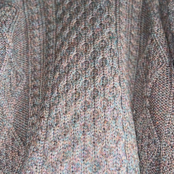 Quill’s Woolen Market Pure New Wool Fisherman’s Cable Knit Sweater  Ireland - Picture 5 of 7
